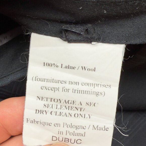 PHILIPPE DUBUC Single Breasted Plaid Dark Gray Blazer & Pants Suit Size 38R / 30 - Picture 8 of 10